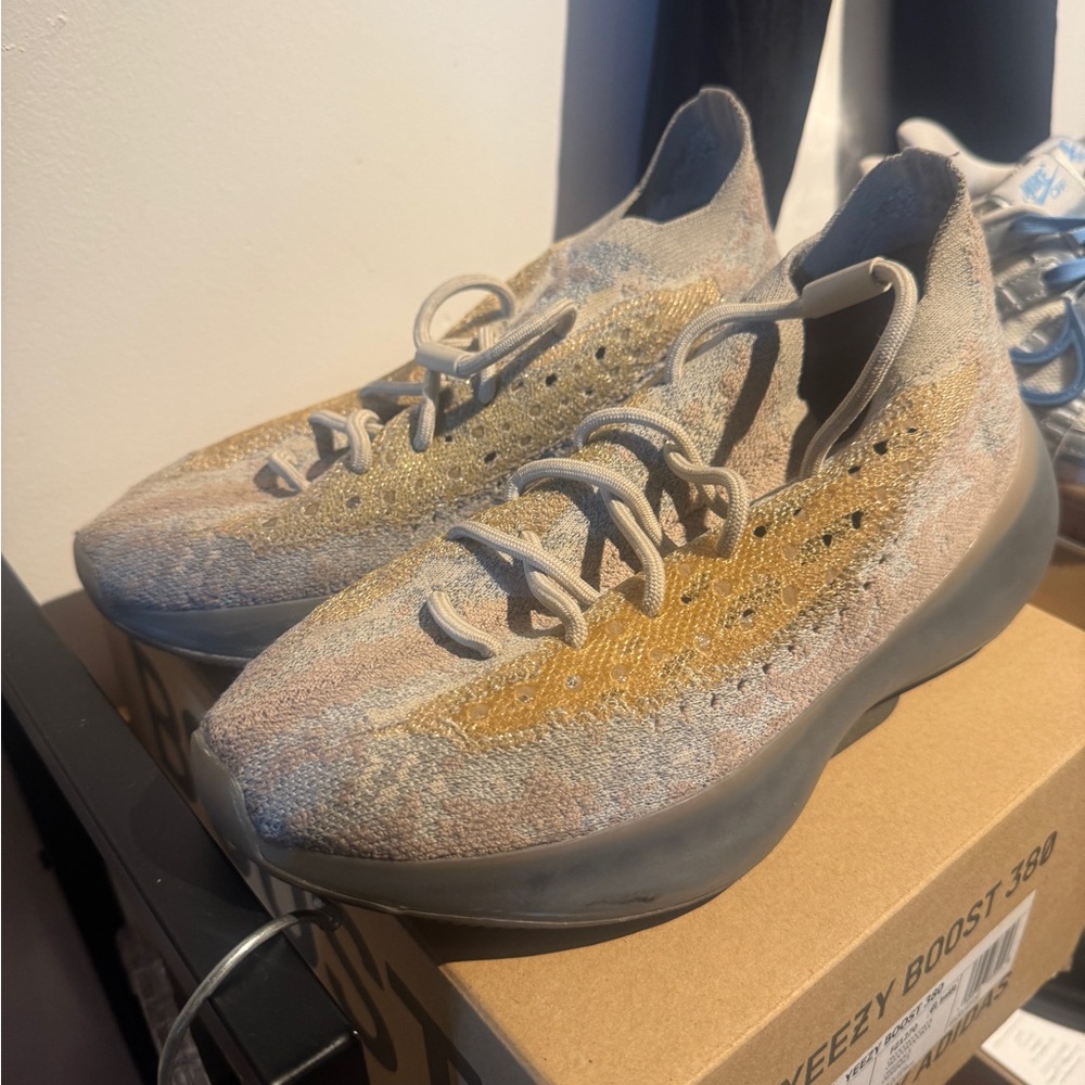Adidas Yeezy Boost 380 in Tan and Gray